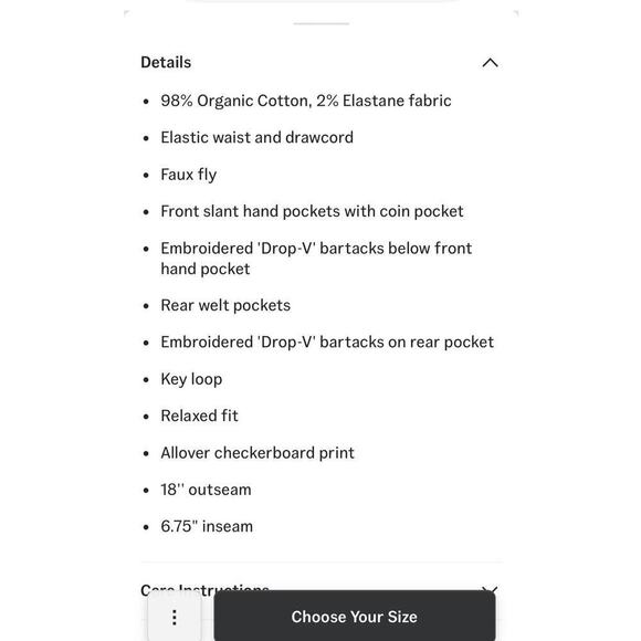 Vans Men’s Checkers Range Relaxed Elastic Shorts / Size- Large - Picture 8 of 9